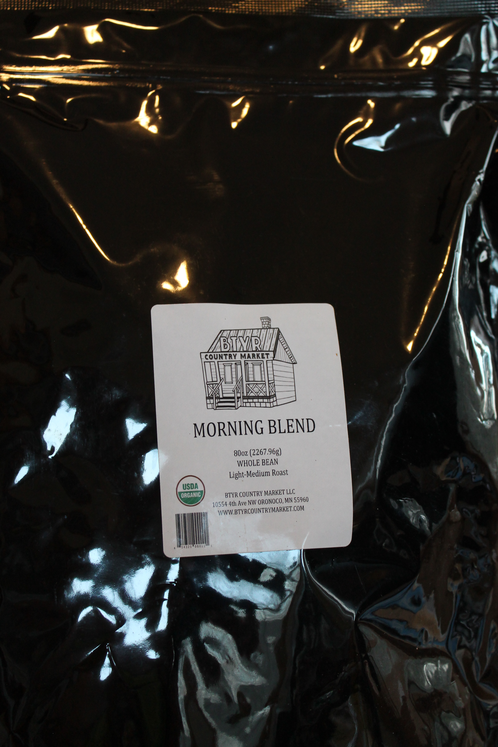 Morning Blend (Whole Bean) 5 lbs 80 oz