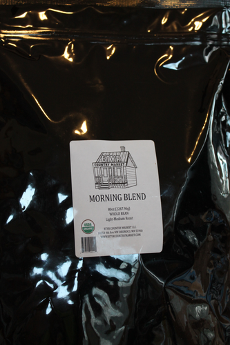 Morning Blend (Whole Bean)  5 lbs 80 oz